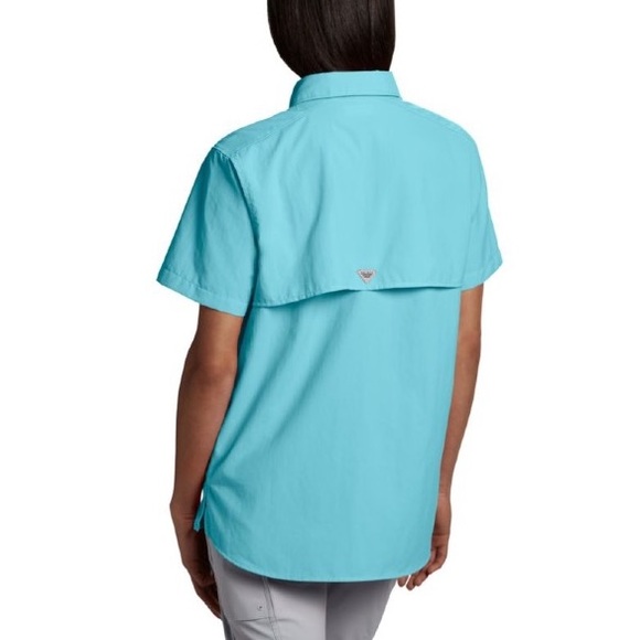 COLUMBIA Women's PFG Bahama™Short Sleeve Relaxed Fit Shirt Size SP - Picture 2 of 8